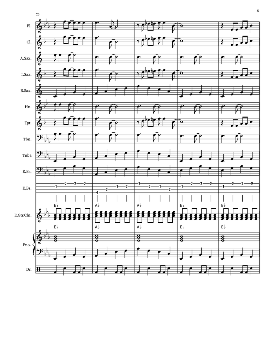Surfin' U.S.A. Surfin' U.S.A. Marching Band scores gallery preview page 6