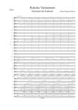 Variations on a Rococo Theme