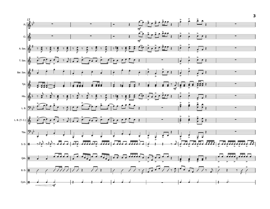 Knights Of The Round Table Marching Band scores gallery preview page 4