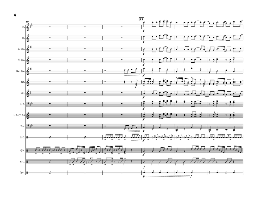 Knights Of The Round Table Marching Band scores gallery preview page 5