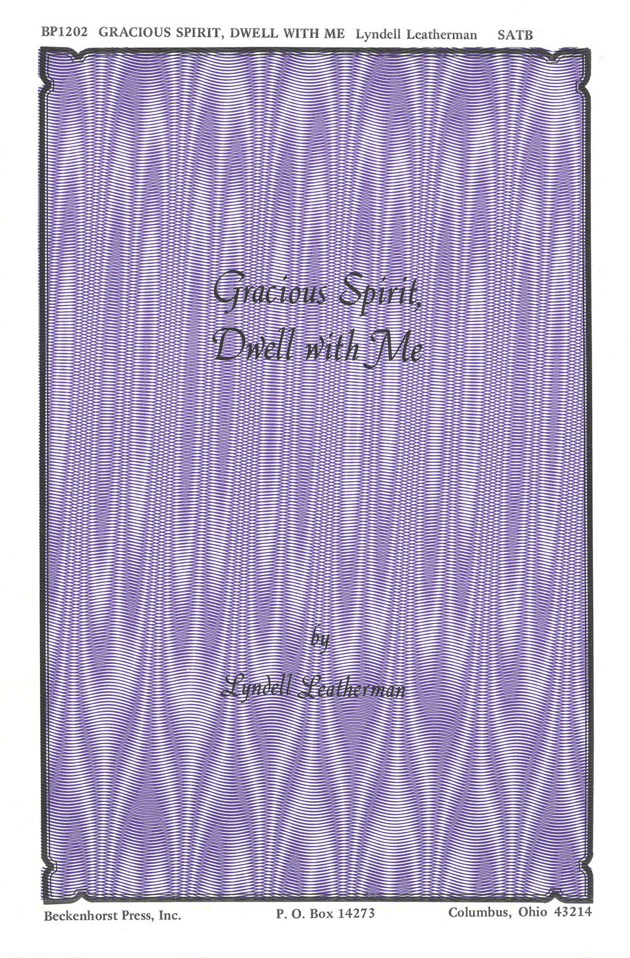 Gracious Spirit, Dwell with Me School and Community scores gallery preview page 1