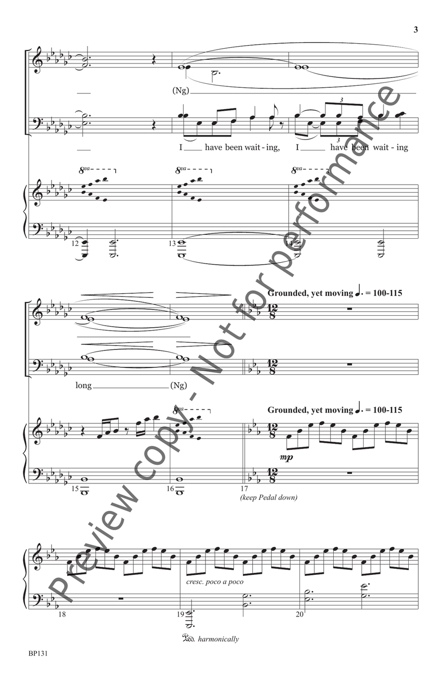 An Earth Song An Earth Song School and Community scores gallery preview page 4
