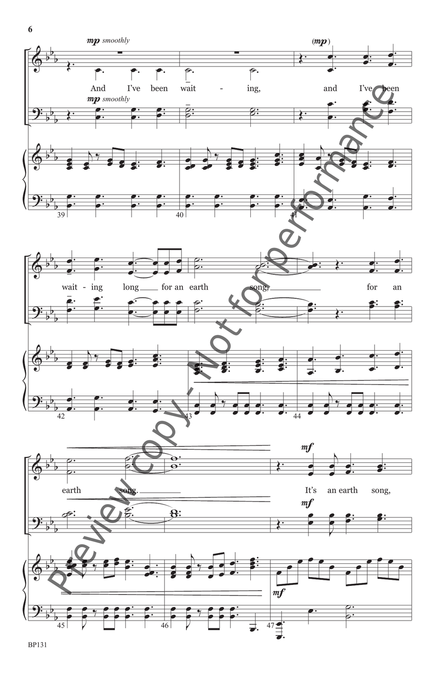 An Earth Song An Earth Song School and Community scores gallery preview page 7