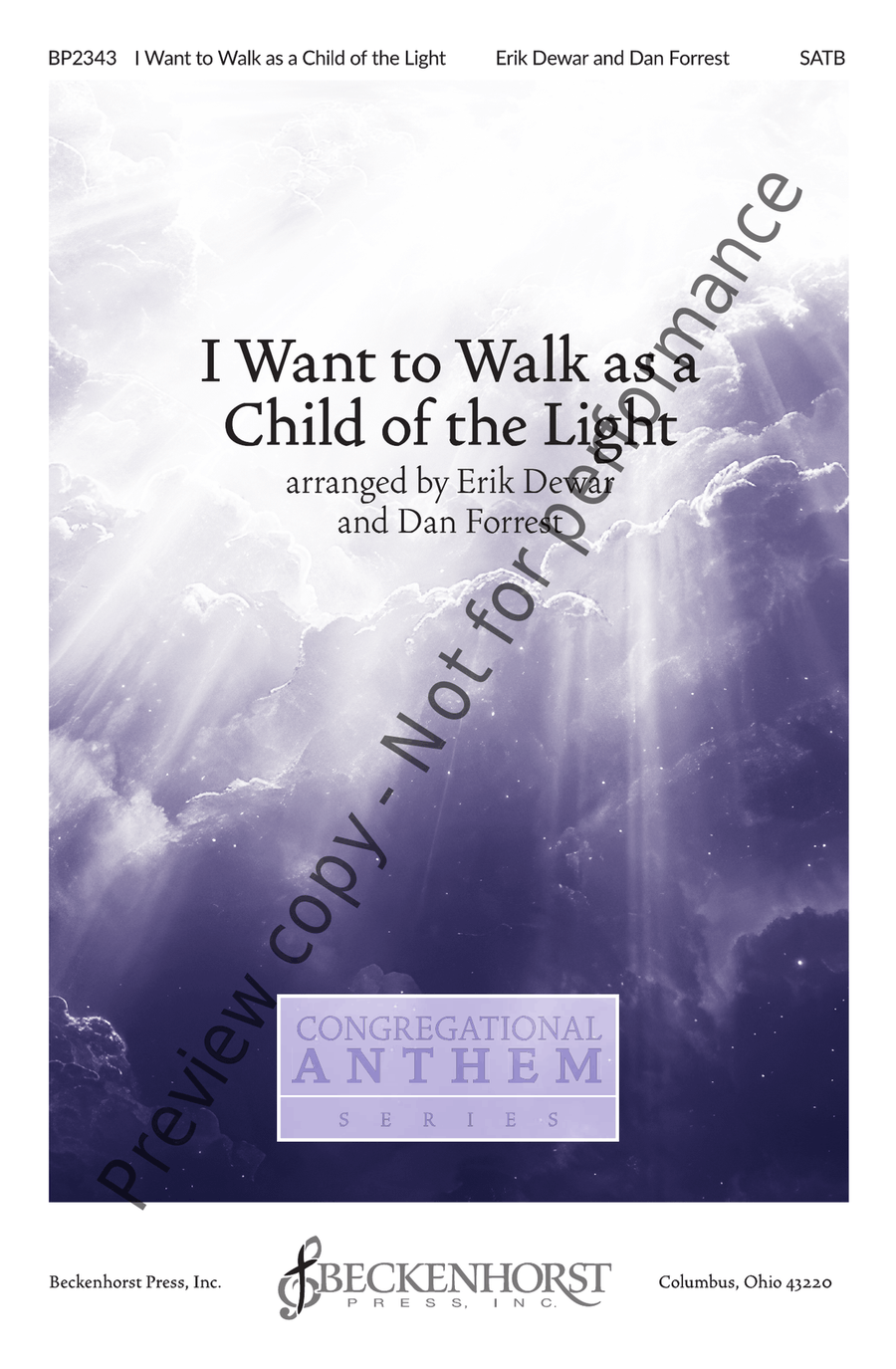 I Want to Walk as a Child of the Light School and Community scores gallery preview page 2
