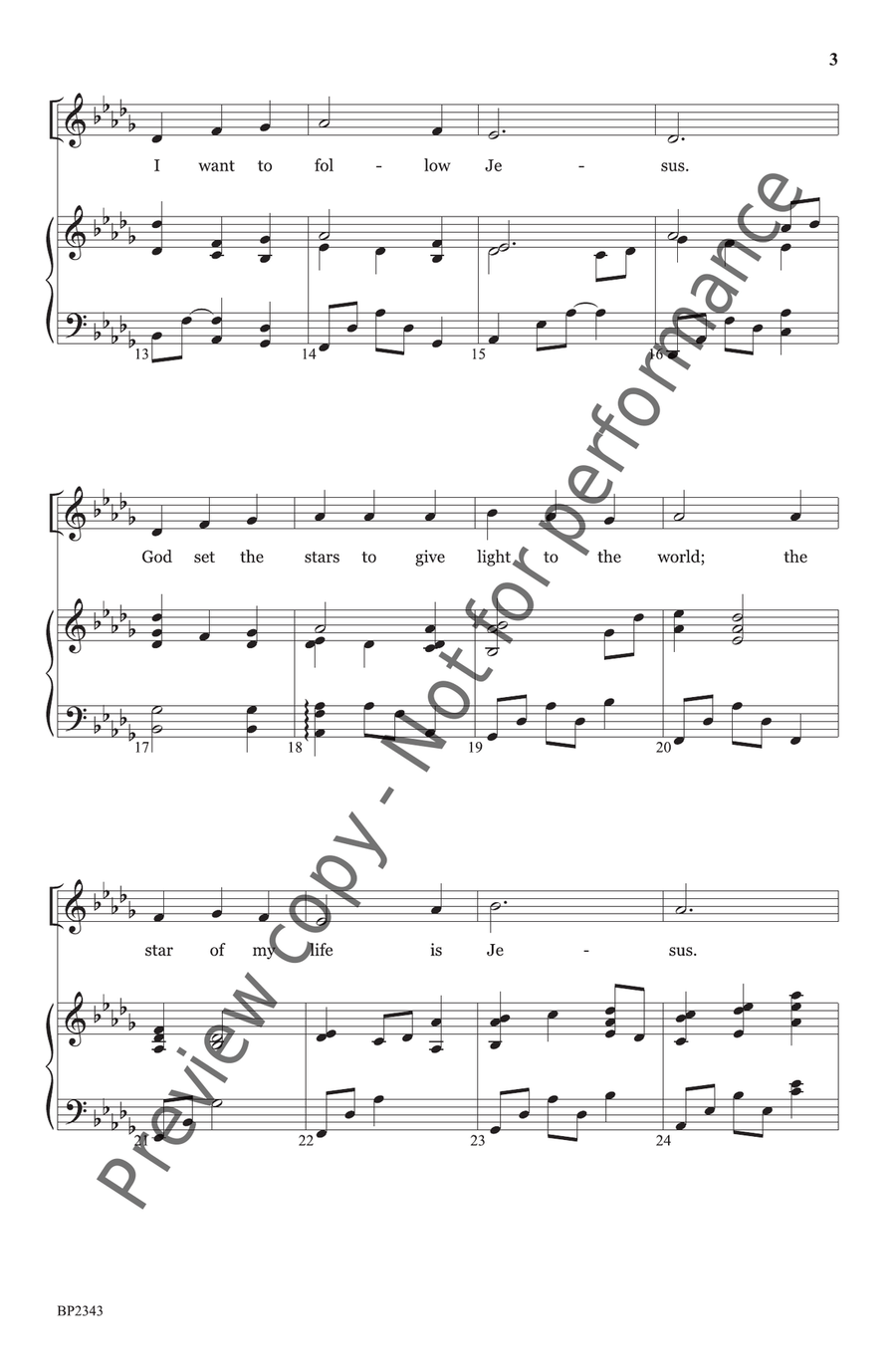 I Want to Walk as a Child of the Light School and Community scores gallery preview page 4