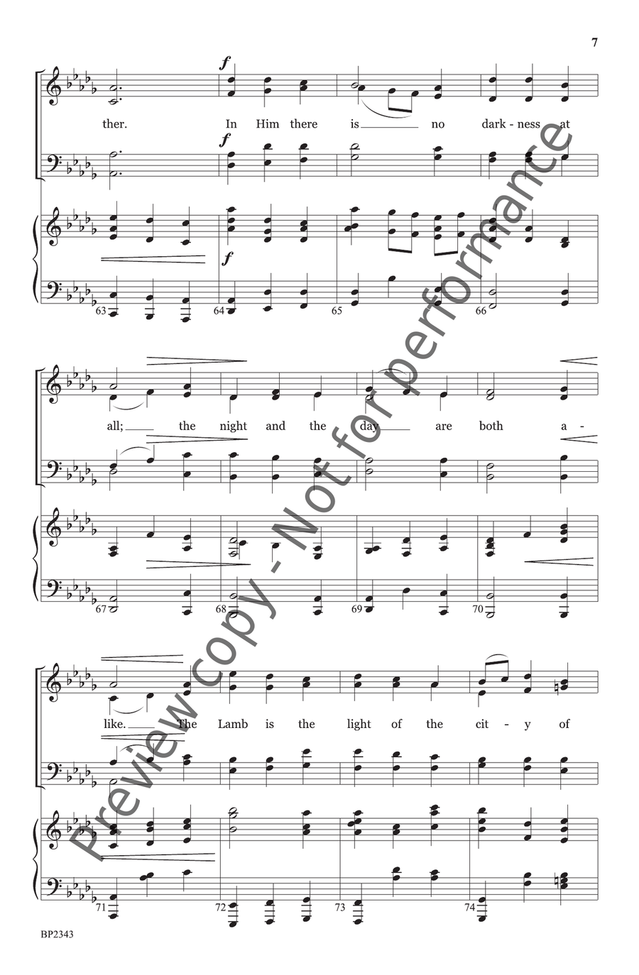 I Want to Walk as a Child of the Light School and Community scores gallery preview page 8