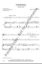 O Bethlehem School and Community scores gallery preview page 3