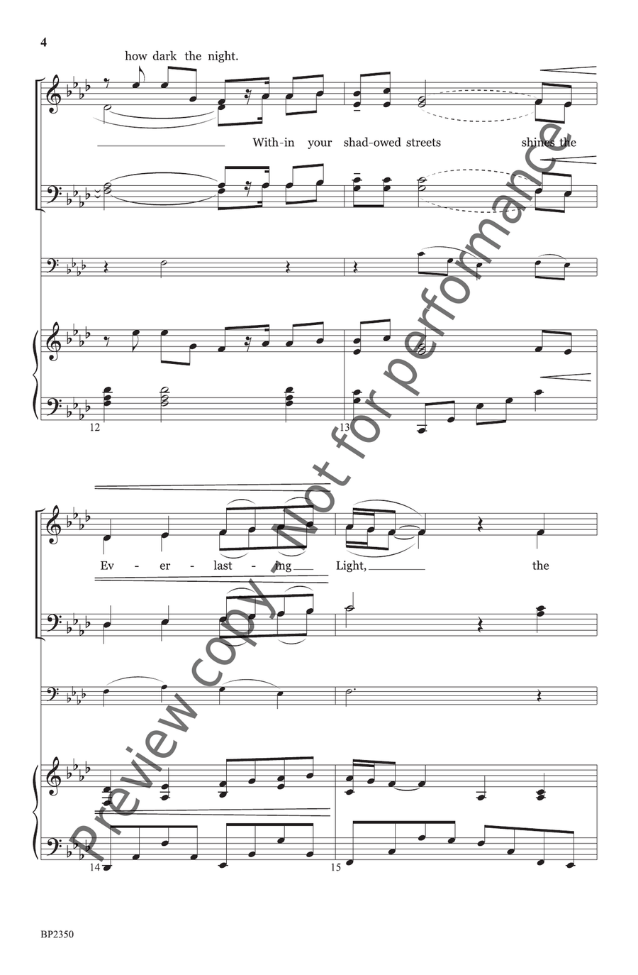 O Bethlehem School and Community - Sheet Music page 5