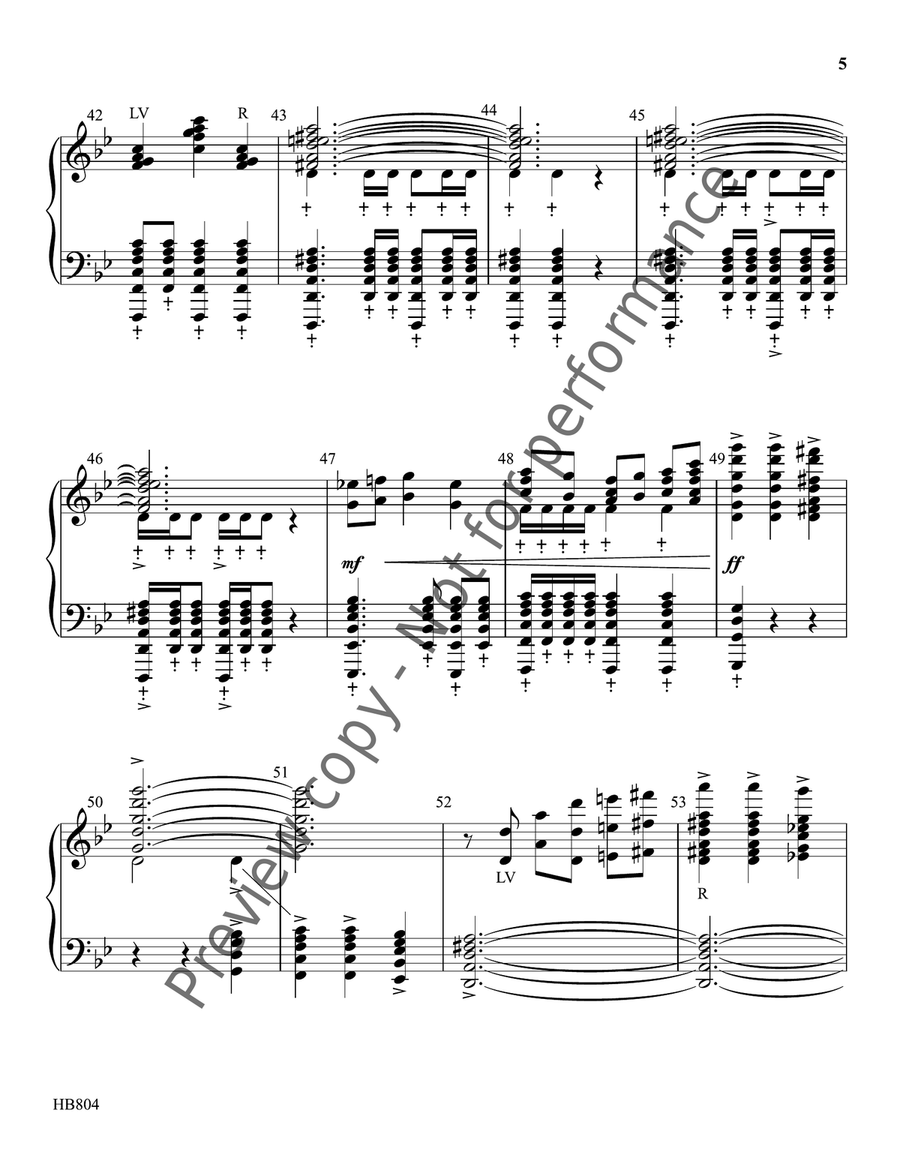 Coventry Carol - Gramann by Fred Gramann Handbell Choir - Sheet Music page 6