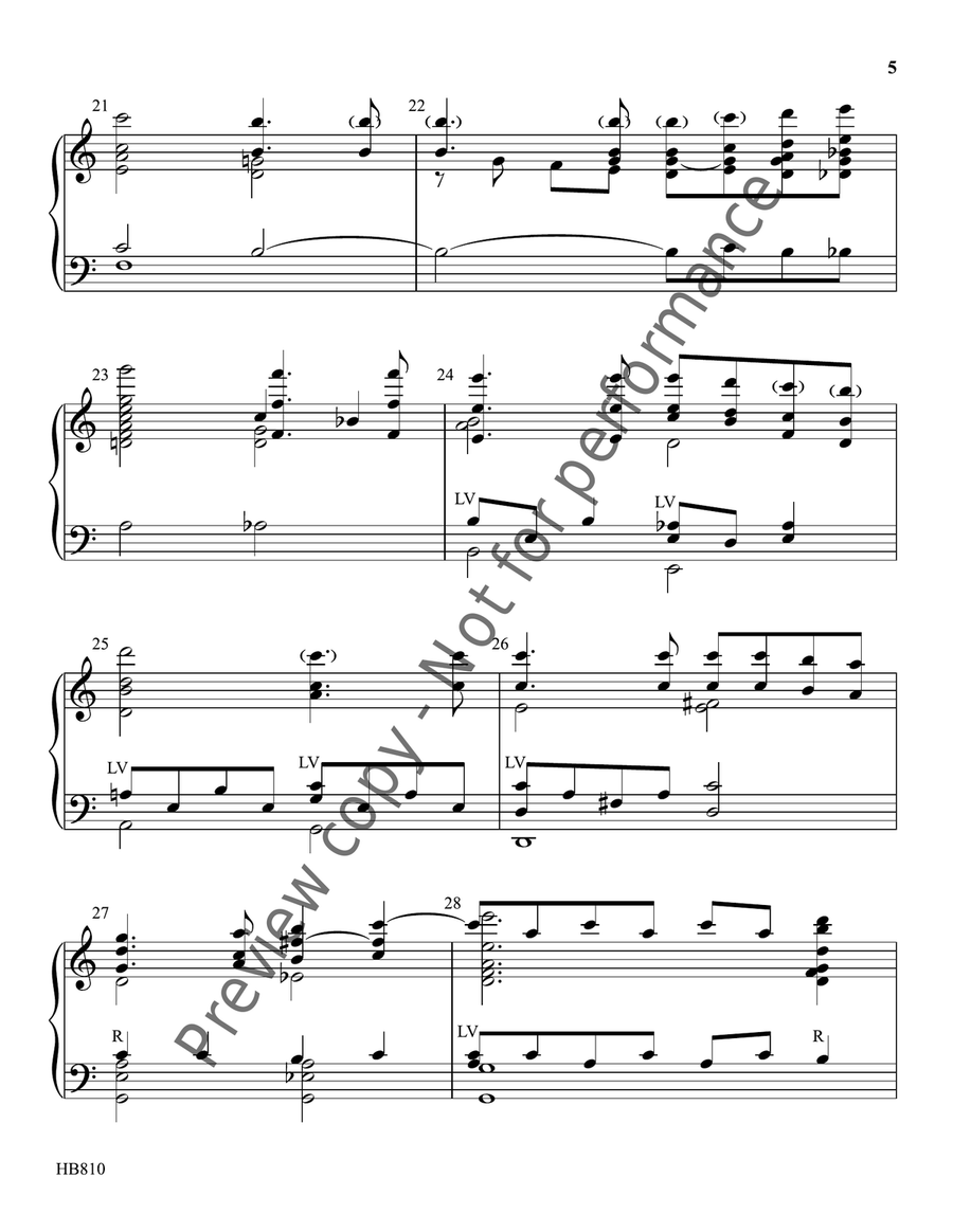 O Love That Wilt Not Let Me Go - Scholes 5-Octaves scores gallery preview page 6