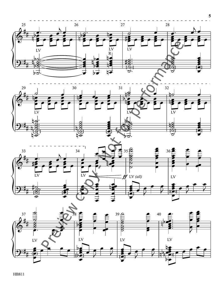 Come, Thou Long-Expected Jesus - Krug 5-Octaves scores gallery preview page 6