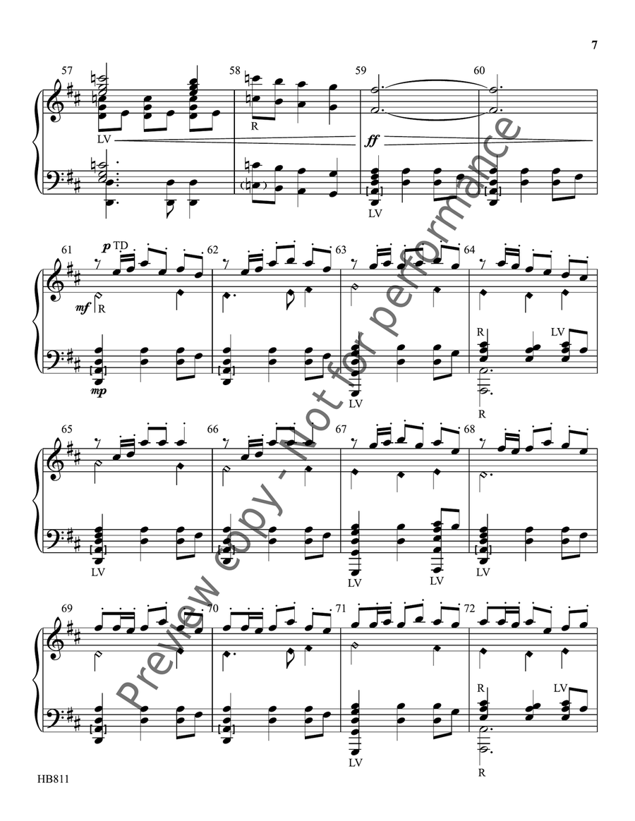 Come, Thou Long-Expected Jesus - Krug 5-Octaves scores gallery preview page 8