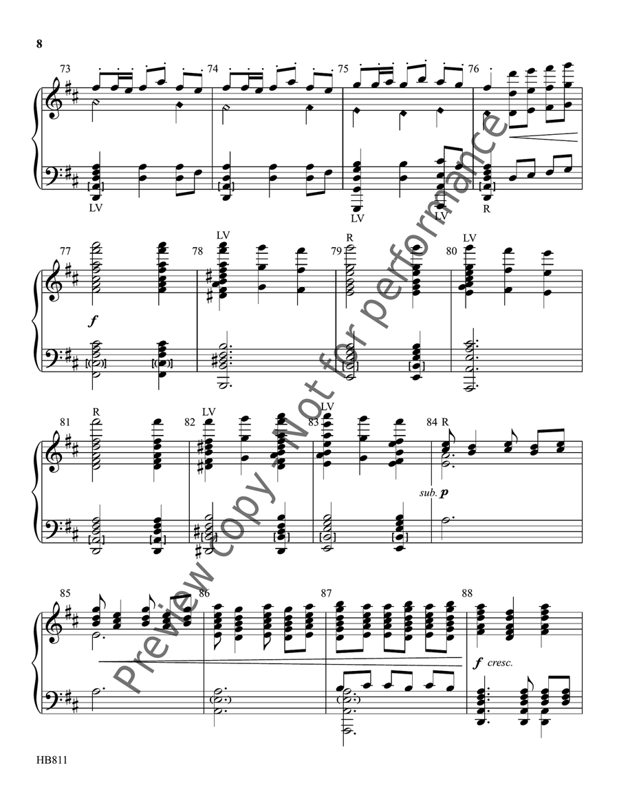 Come, Thou Long-Expected Jesus - Krug 5-Octaves scores gallery preview page 9