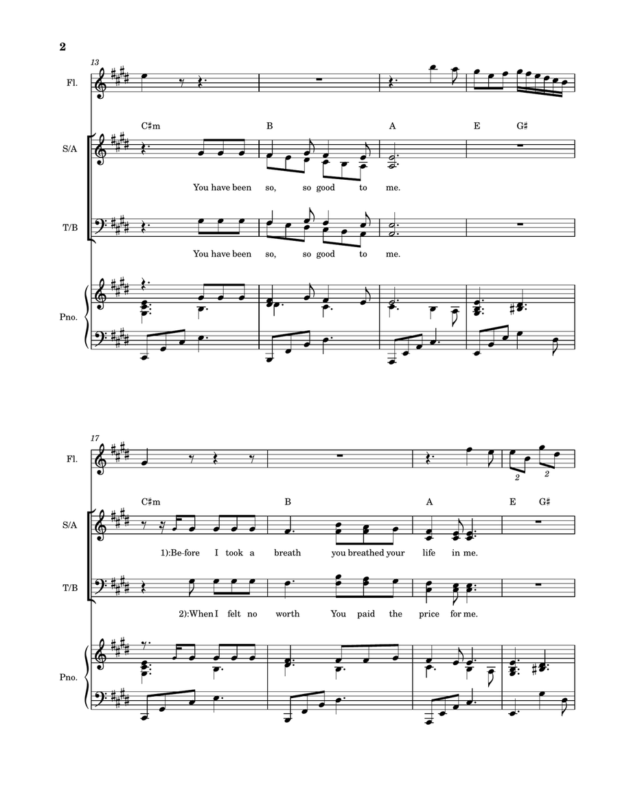 Reckless Love Reckless Love 4-Part scores gallery preview page 3