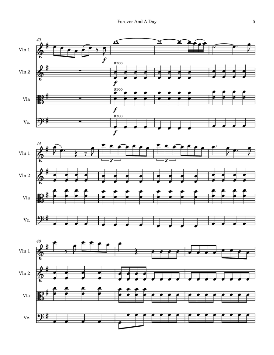 Forever And A Day Forever And A Day String Trio scores gallery preview page 5