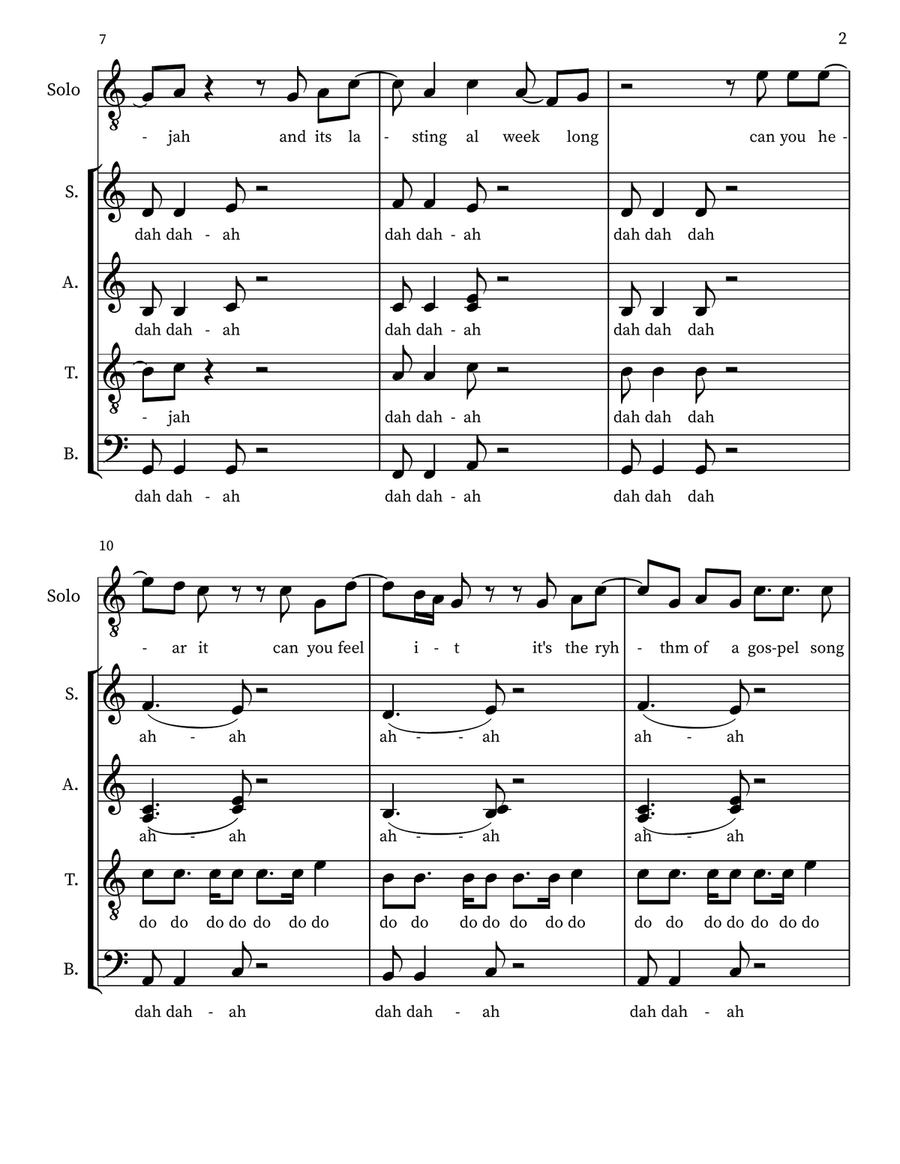 Old Church Choir A Cappella scores gallery preview page 2