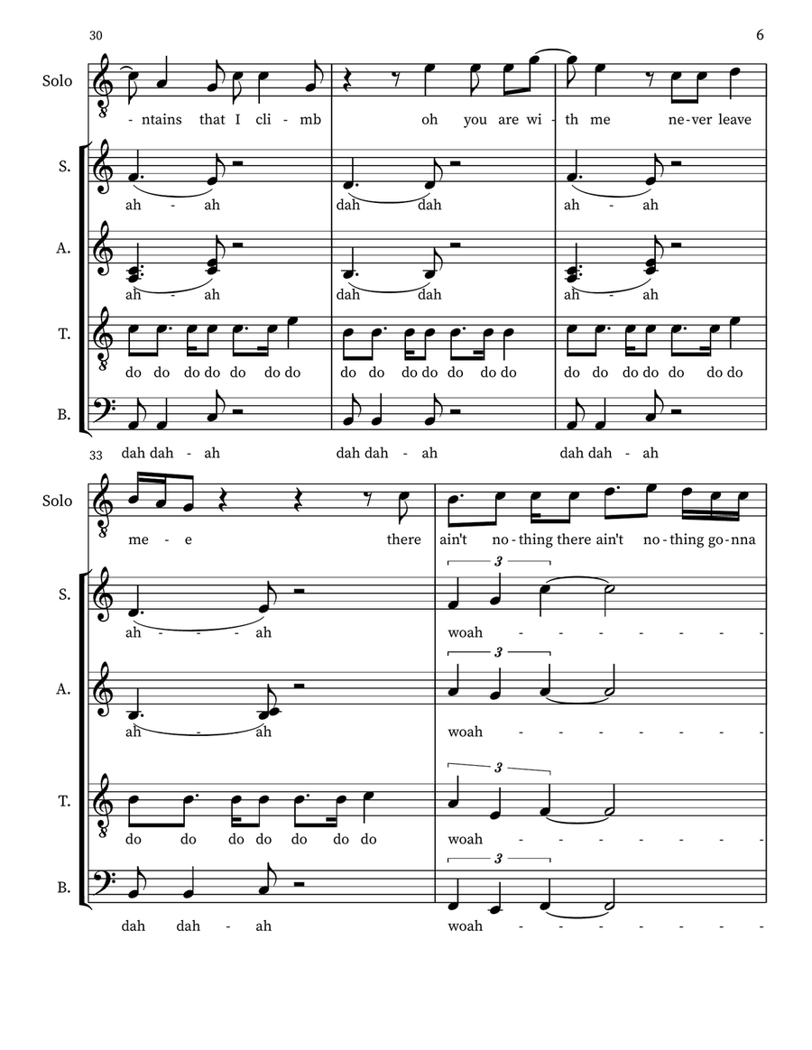 Old Church Choir A Cappella scores gallery preview page 6