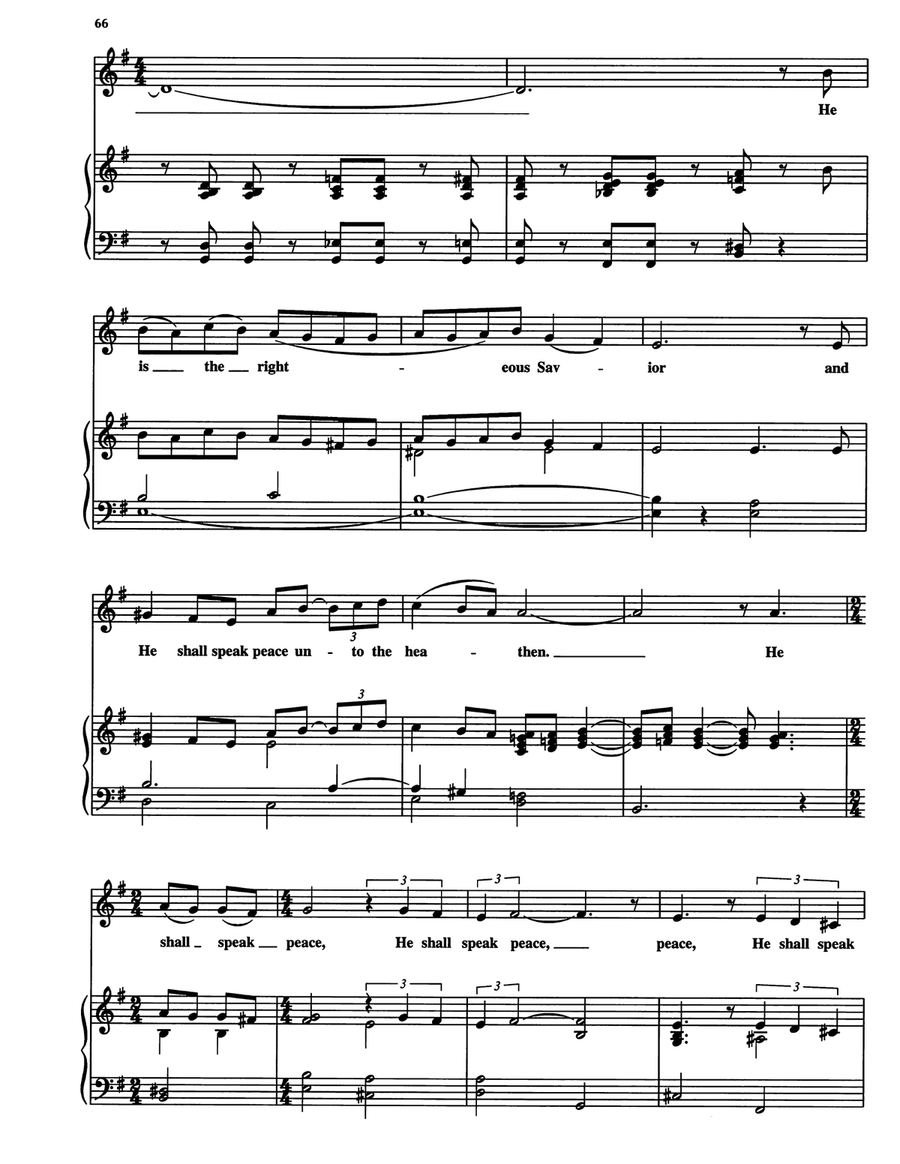 Rejoice Greatly, O Daughter Of Zion Piano, Vocal, Guitar scores gallery preview page 5