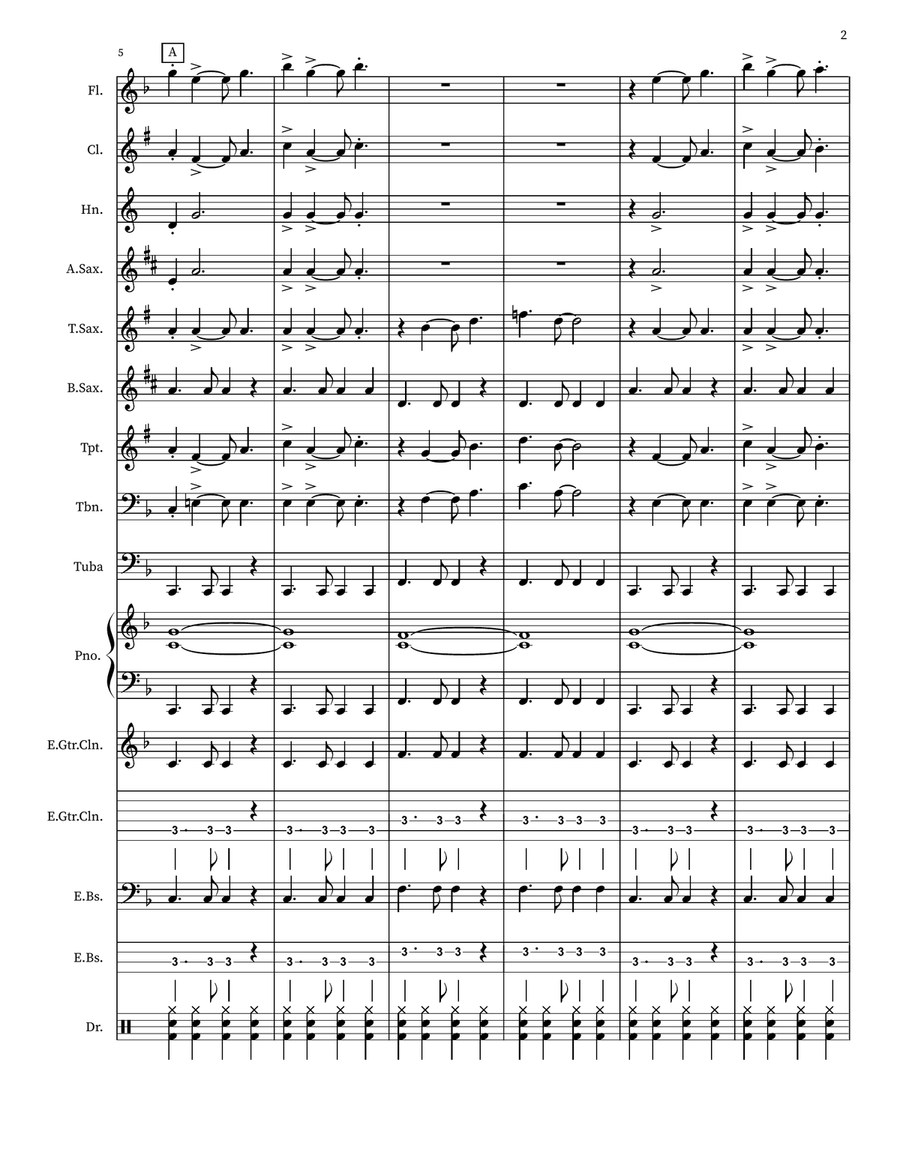 Satisfaction Satisfaction Marching Band scores gallery preview page 2