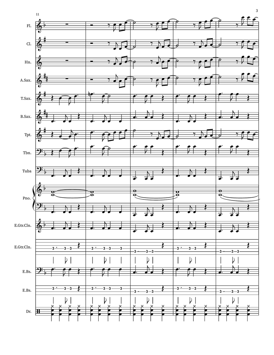 Satisfaction Satisfaction Marching Band scores gallery preview page 3