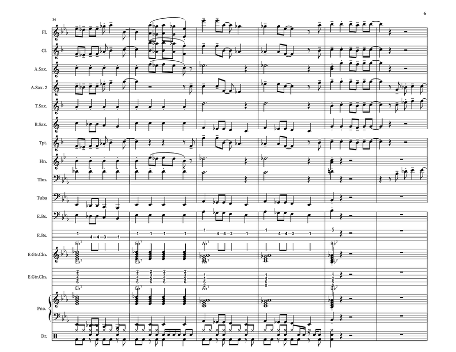 I Got You (I Feel Good) I Got You (I Feel Good) Marching Band scores gallery preview page 6
