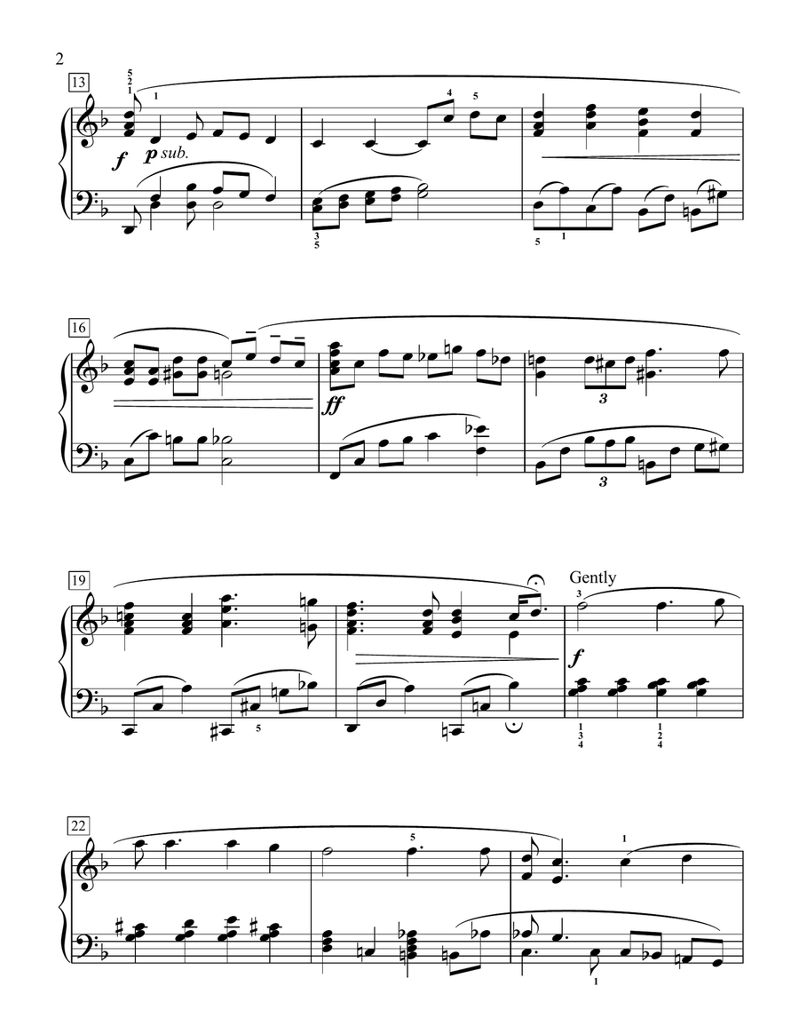 Deep River Piano Solo scores gallery preview page 2
