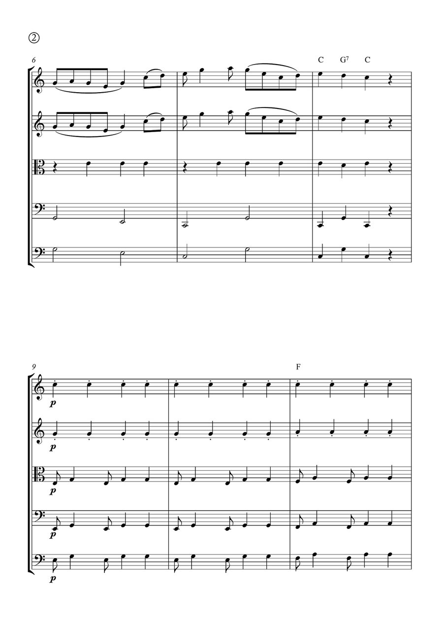 Turkey in the straw Turkey in the straw String Orchestra scores gallery preview page 2