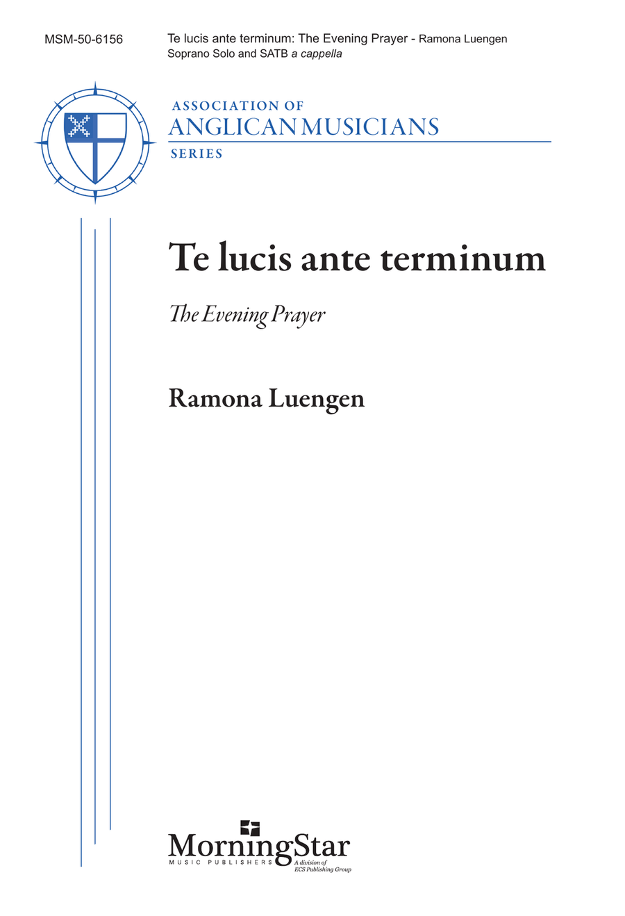 Te lucis ante terminum Te lucis ante terminum 4-Part scores gallery preview page 1