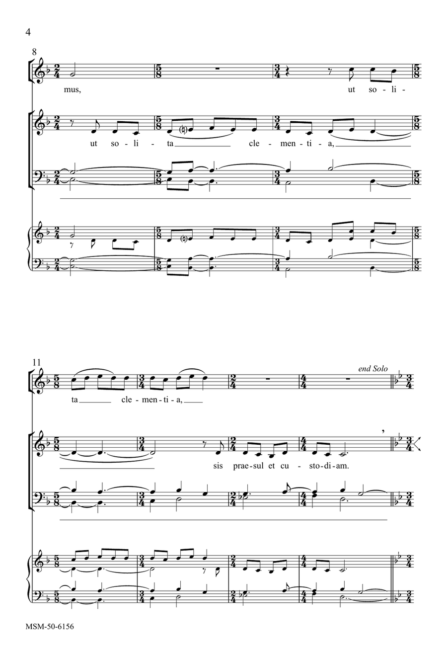 Te lucis ante terminum Te lucis ante terminum 4-Part scores gallery preview page 4