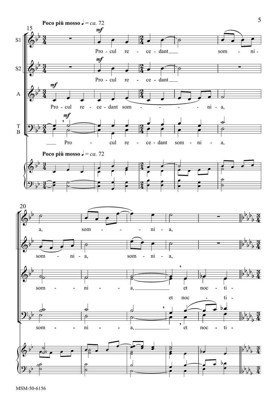 Te lucis ante terminum Te lucis ante terminum 4-Part scores gallery preview page 5