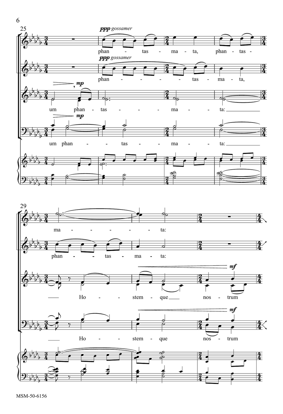 Te lucis ante terminum Te lucis ante terminum 4-Part scores gallery preview page 6