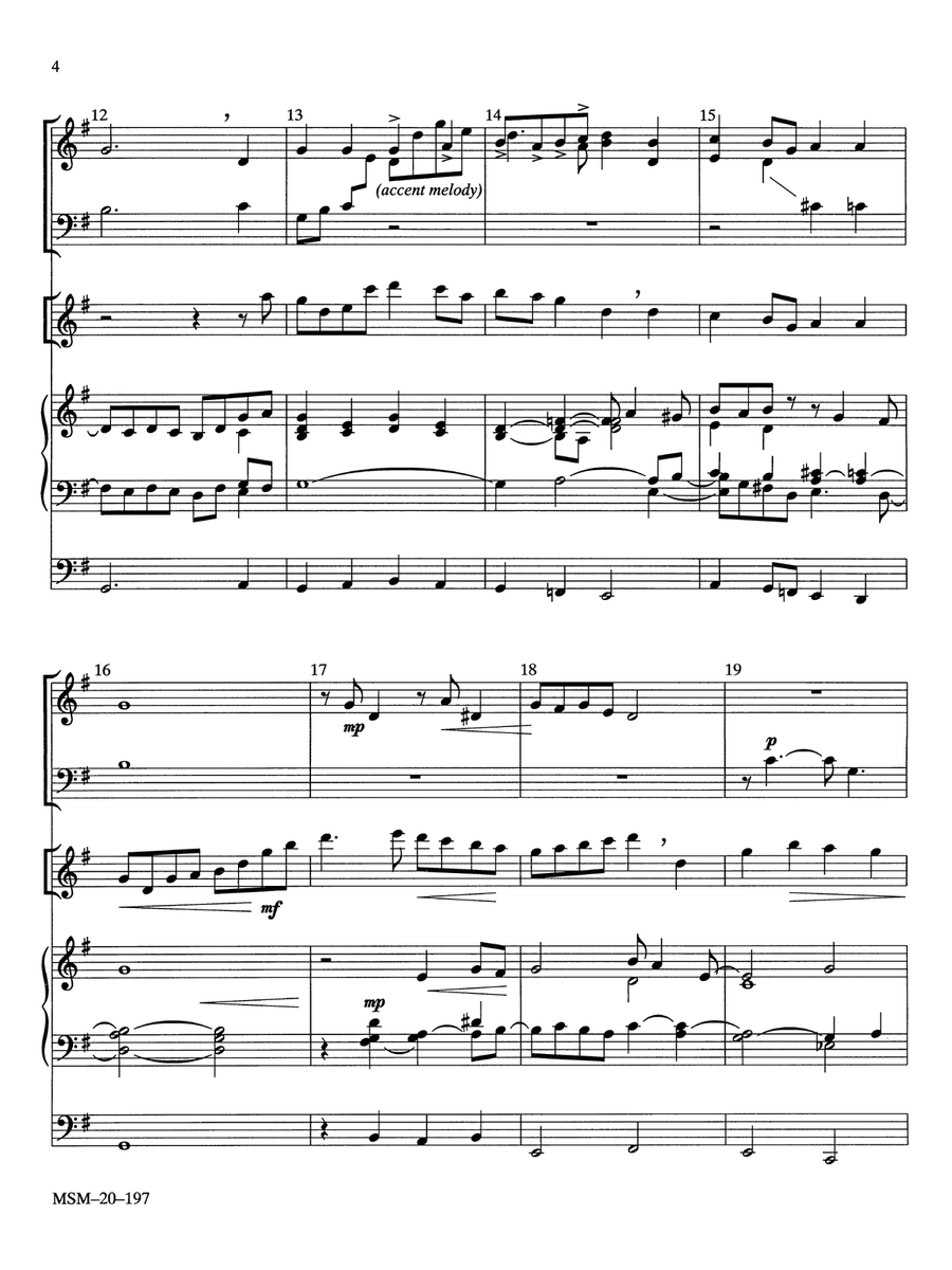 Prelude on Forest Green Prelude on Forest Green 2-Octaves scores gallery preview page 4