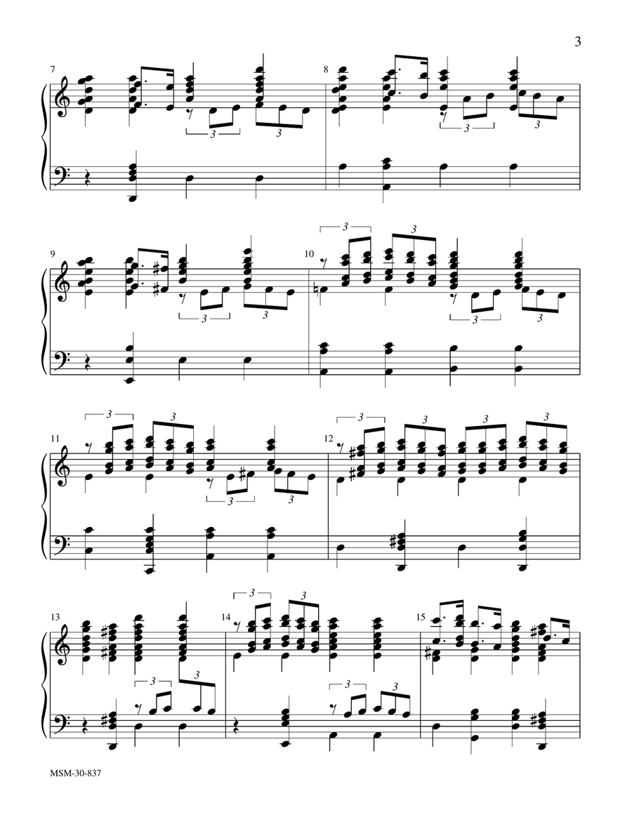 Voluntary on Hymn to Joy Voluntary on Hymn to Joy Handbell Choir scores gallery preview page 3