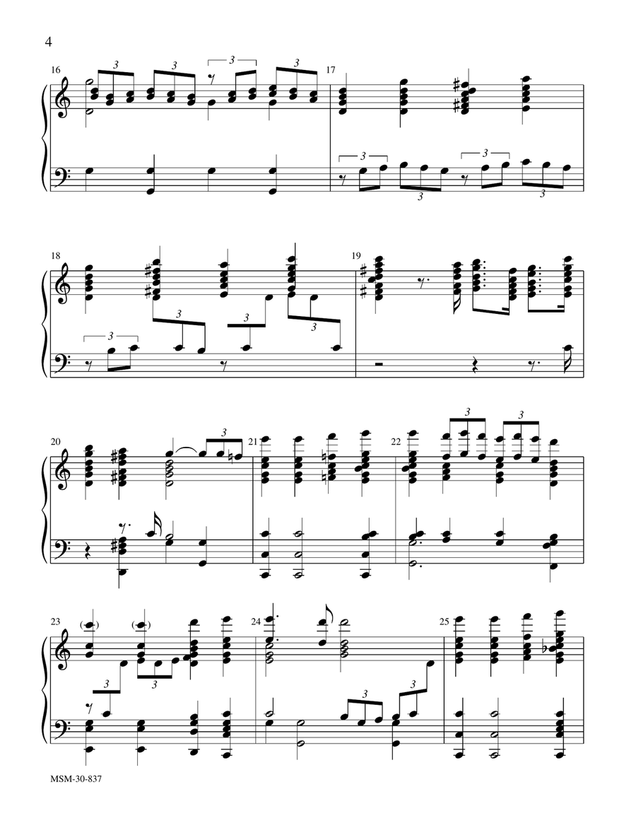 Voluntary on Hymn to Joy Voluntary on Hymn to Joy Handbell Choir scores gallery preview page 4
