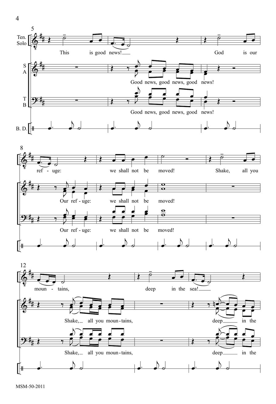 These Are Glad Tidings These Are Glad Tidings 4-Part scores gallery preview page 4