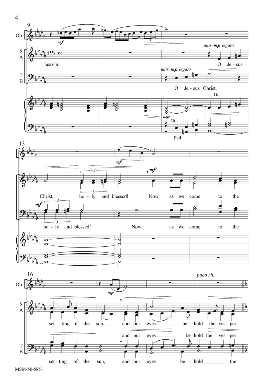 O Gracious Light O Gracious Light 4-Part scores gallery preview page 4