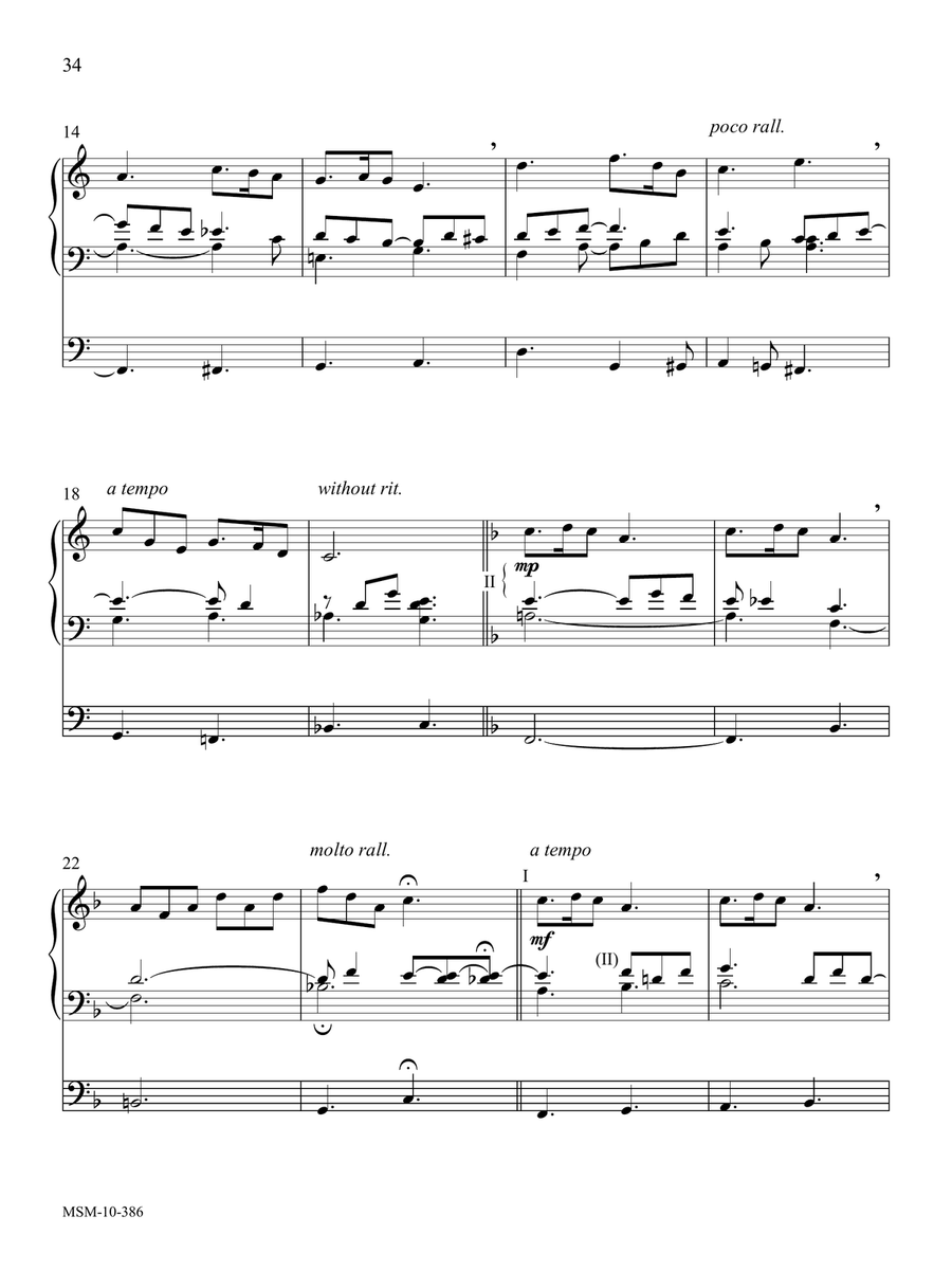 Reflection on Stille Nacht Organ scores gallery preview page 2