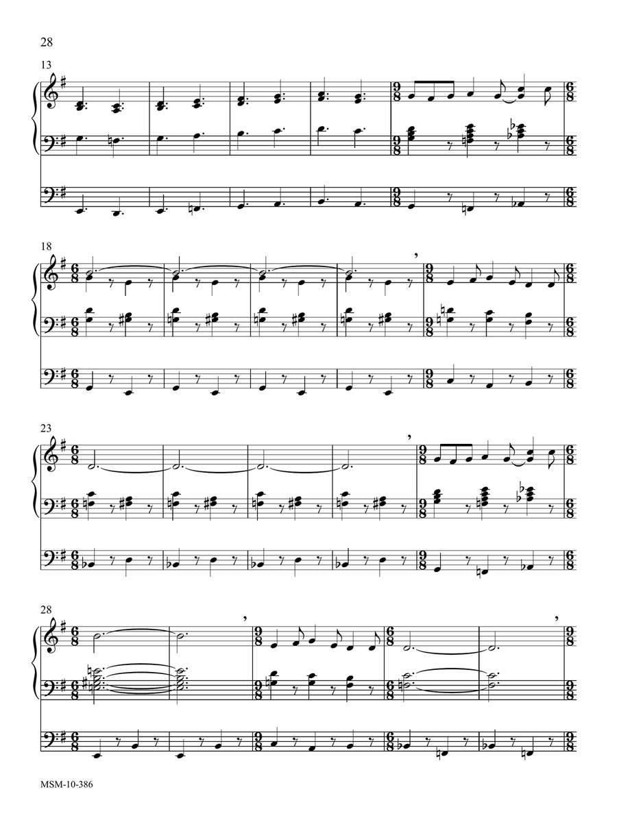 Postlude Gigue on Dix Postlude Gigue on Dix Organ scores gallery preview page 2