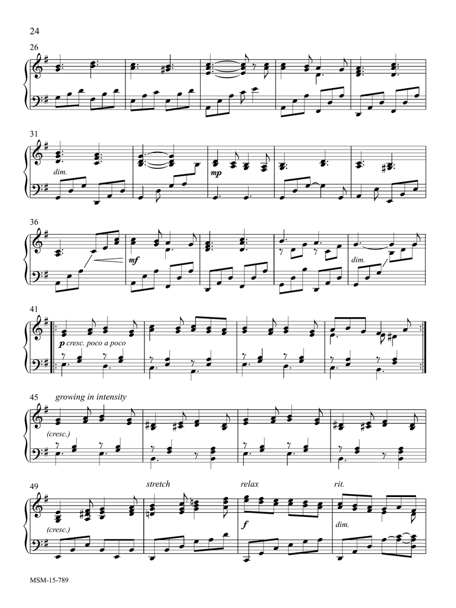 The Snow Lay on the Ground Piano Solo scores gallery preview page 2
