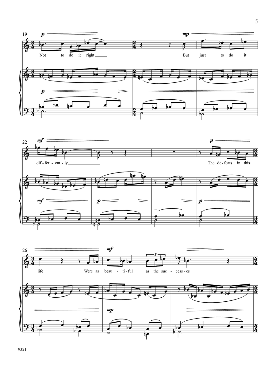 I don’t believe in reincarnation Mezzo-Soprano Voice scores gallery preview page 3