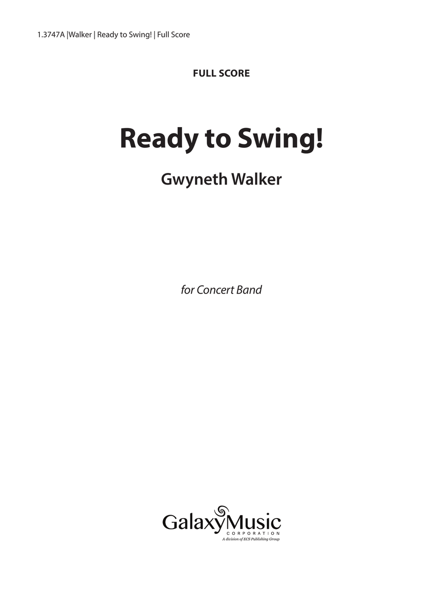 Ready to Swing (Downloadable Additional Full Score) Concert Band scores gallery preview page 1