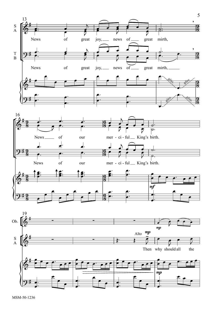 Sussex Carol Sussex Carol Divisi scores gallery preview page 5