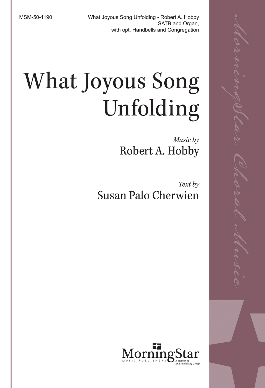 What Joyous Song Unfolding 4-Part scores gallery preview page 2