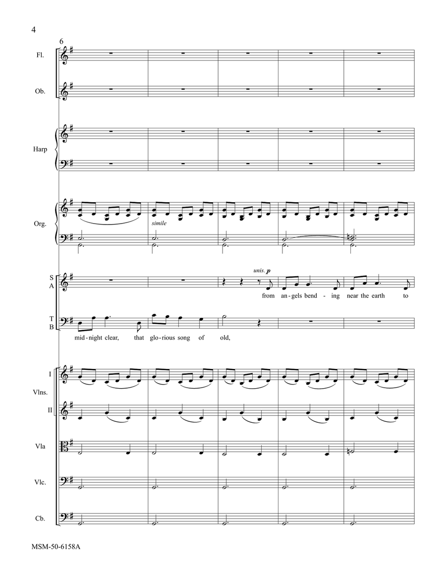 Hear the Angels Sing Hear the Angels Sing Choir scores gallery preview page 6