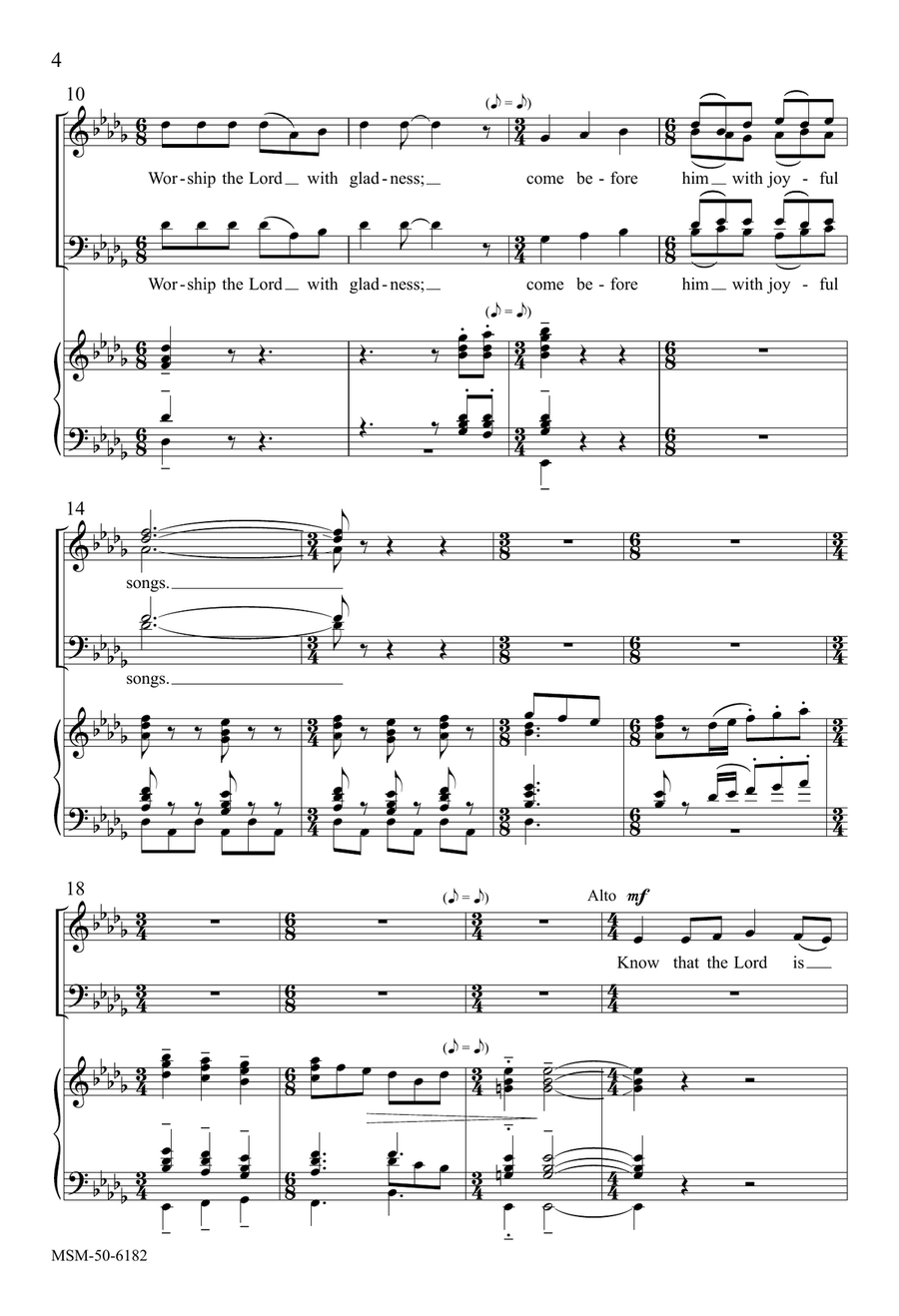 Joyful Songs Joyful Songs Divisi scores gallery preview page 4