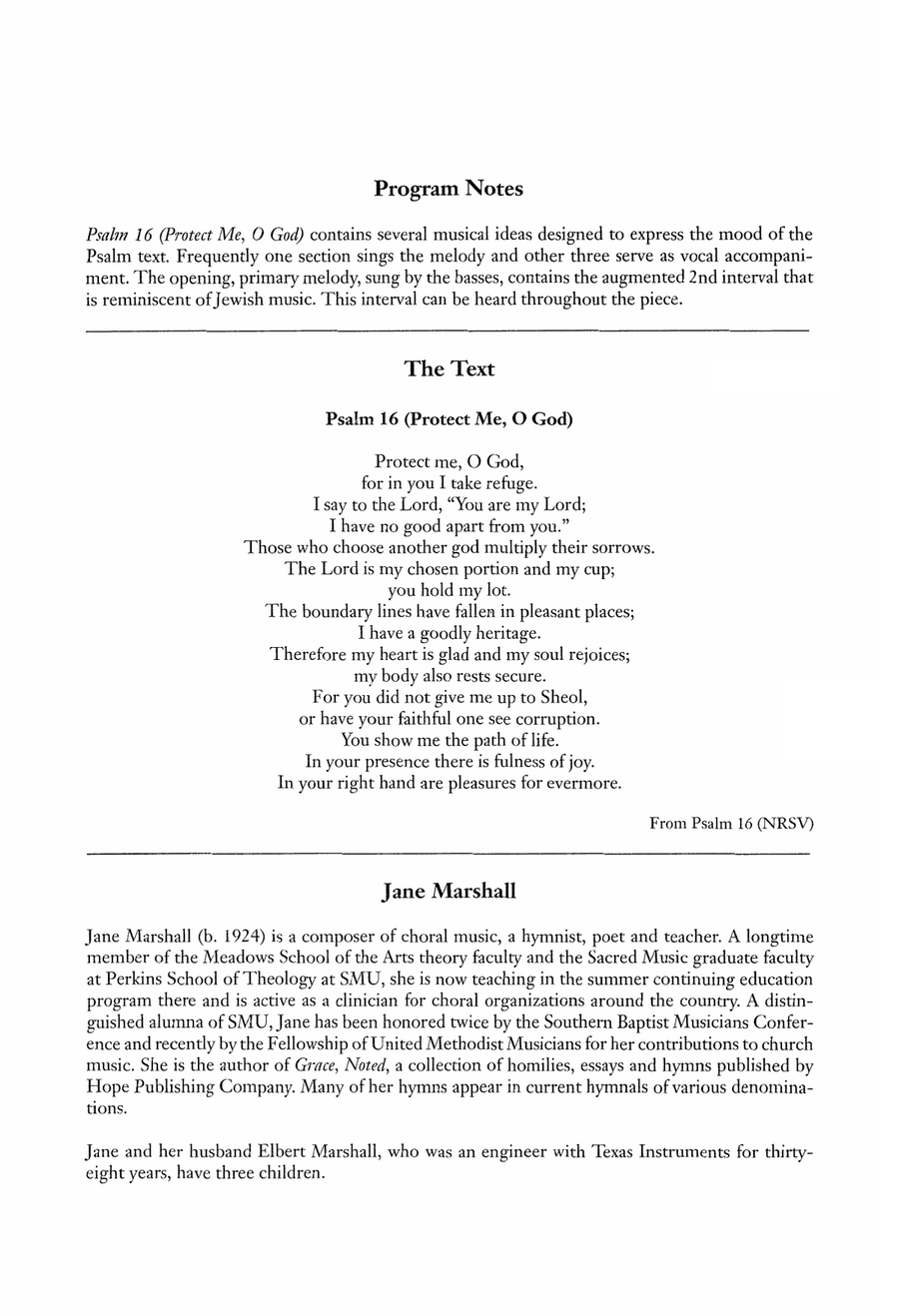 Psalm 16 Psalm 16 4-Part scores gallery preview page 2