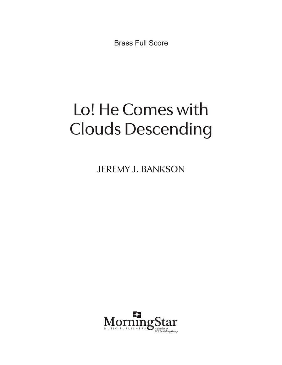 Lo! He Comes with Clouds Descending (Downloadable Brass Full Score) Choir scores gallery preview page 3
