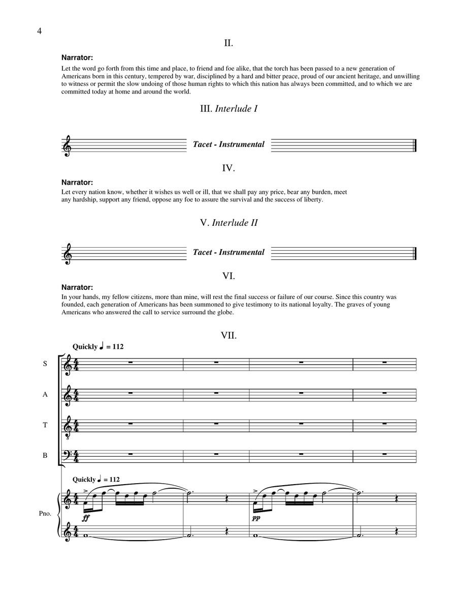 Let The Word Go Forth Let The Word Go Forth 4-Part scores gallery preview page 4