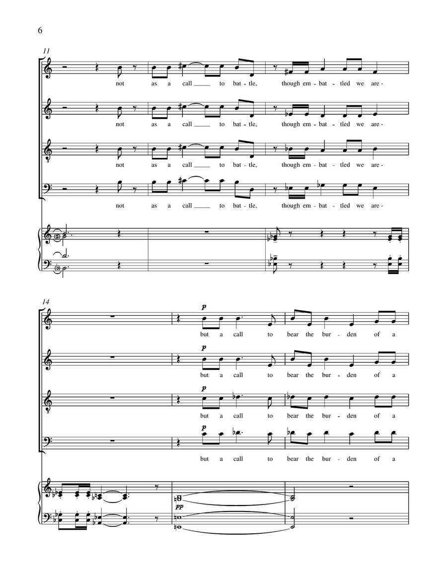 Let The Word Go Forth Let The Word Go Forth 4-Part scores gallery preview page 6