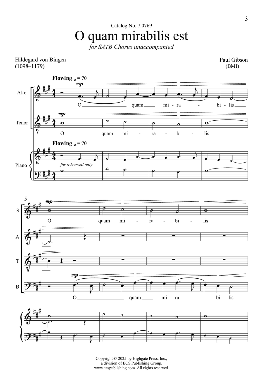 O quam mirabilis est O quam mirabilis est 4-Part scores gallery preview page 3